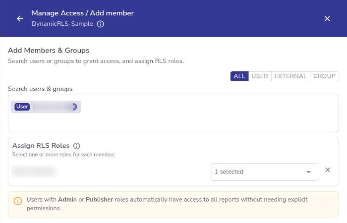 Granting access and assigning a role in one step